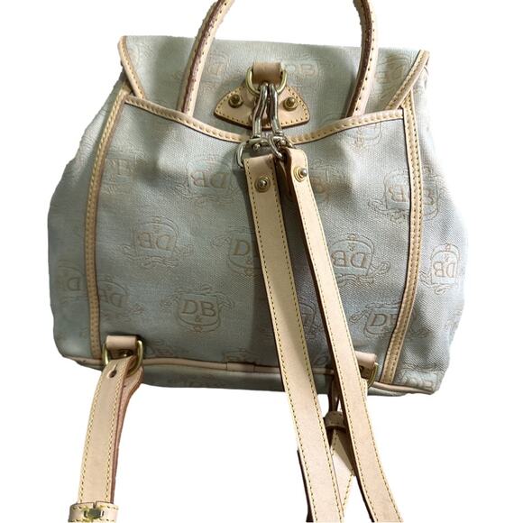 Vintage DOONEY & BOURKE Canyon Canvas and Leather Small Daypack/ Backpack - Picture 6 of 13